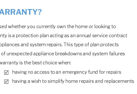 how does a home warranty work